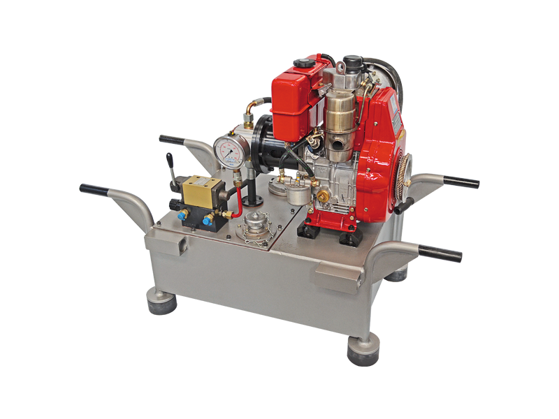 6 HP with Diesel engine driven